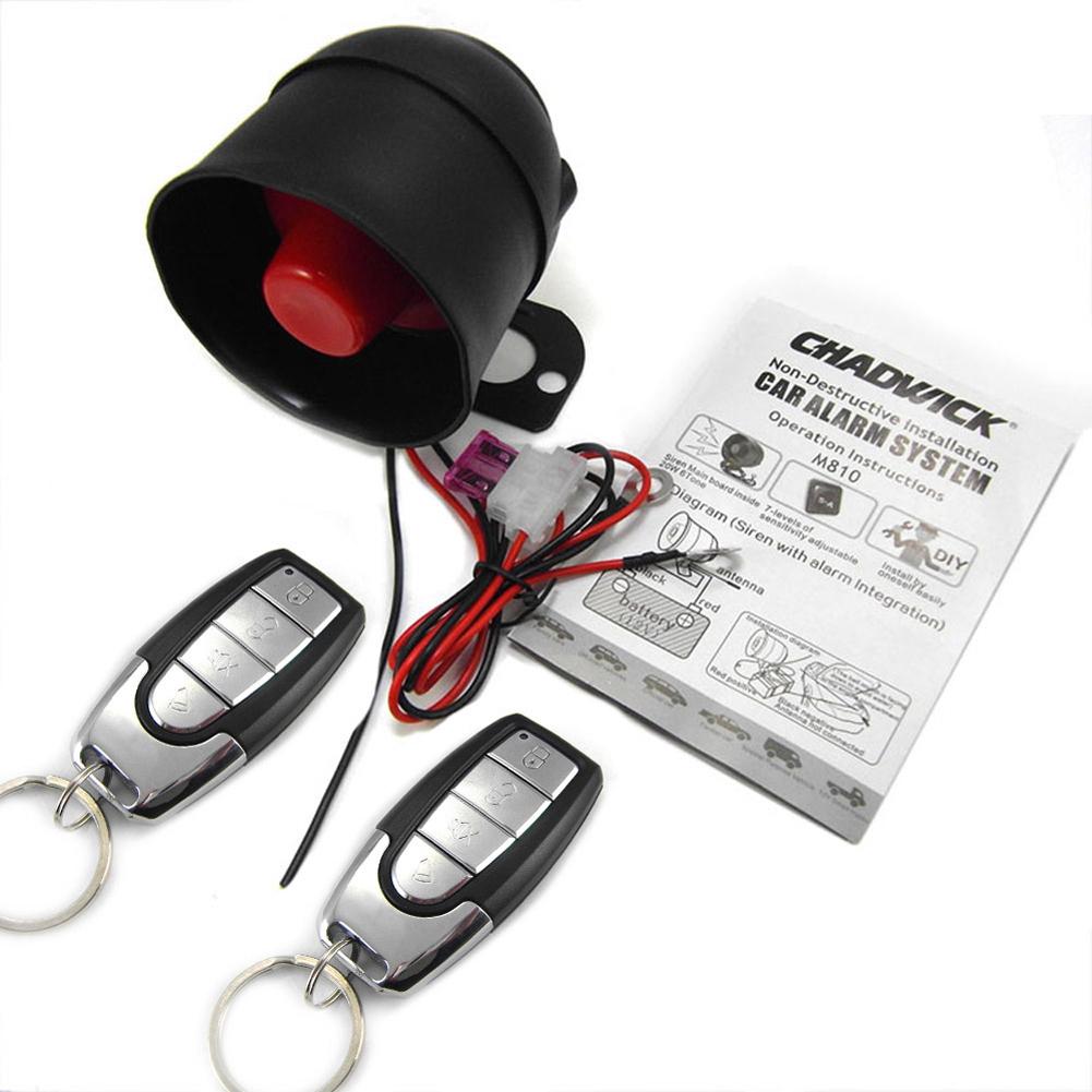 12 V Practical Anti-theft Vibrations Alarm One Way Vehicle Burglar Alarm Securitys Protections