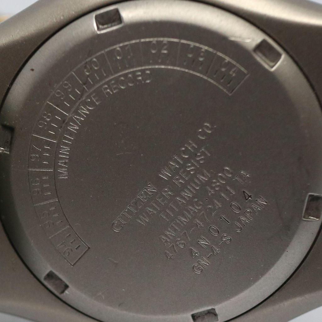 Used CITIZEN PROMASTER AIR DIVERS Titanium Quartz 4767-472411 Aftermarket Strap