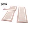 Set da 3pz Tappetini da Bagno, Tappeti da Bagno Altamente Assorbenti Antiscivolo, Tappetini Morbidi Lavabili per Lavandino del Bagno, WC, Vasca da Bagno