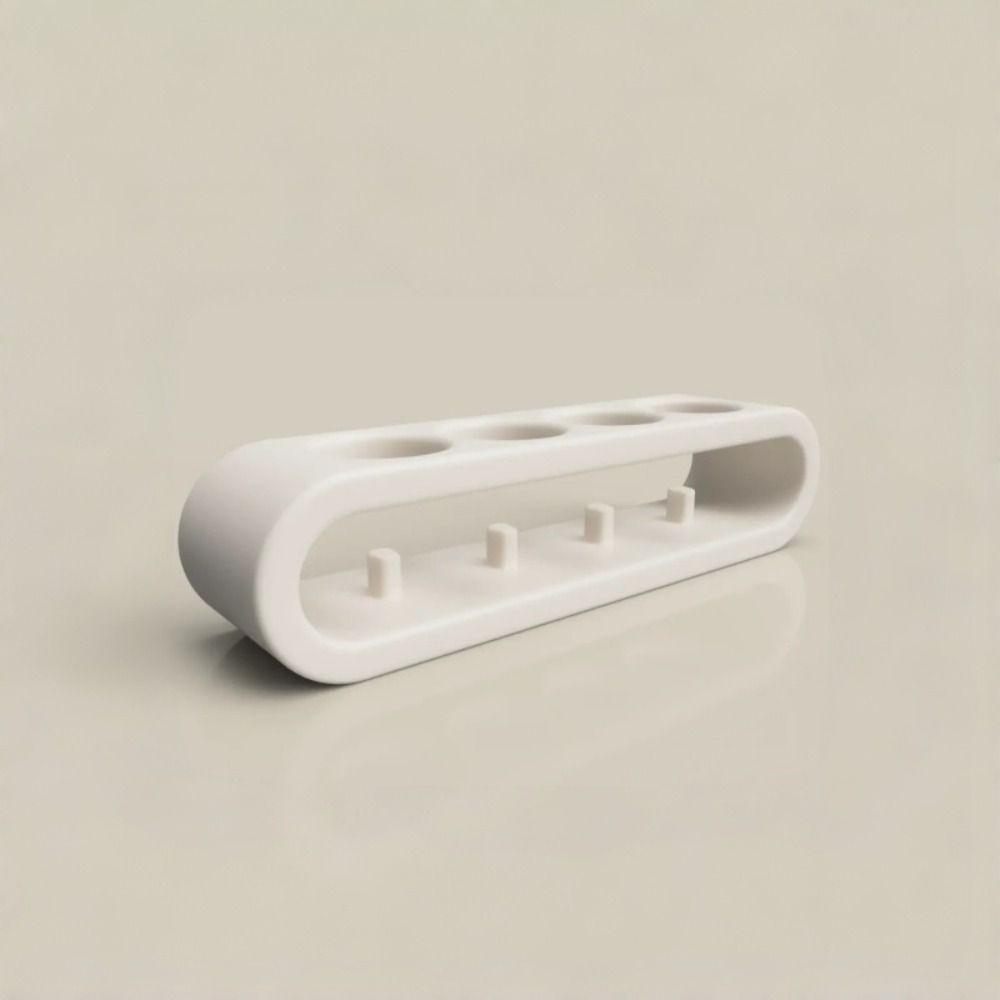 4 Holes Toothbrush Organizer Eco-friendly Bathroom Storage Rack Vanity