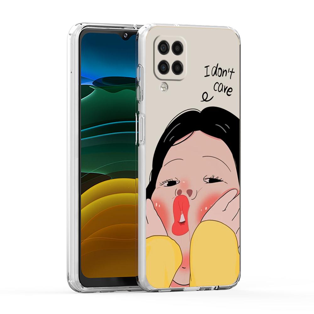 Cartoon Funny Boy Girl Couple Phone Case For Samsung A13 A33 A35 A55 A73 A53 A23 A51 A71 A21S A31 A41 A05s A03S A15 A25 5G Cover