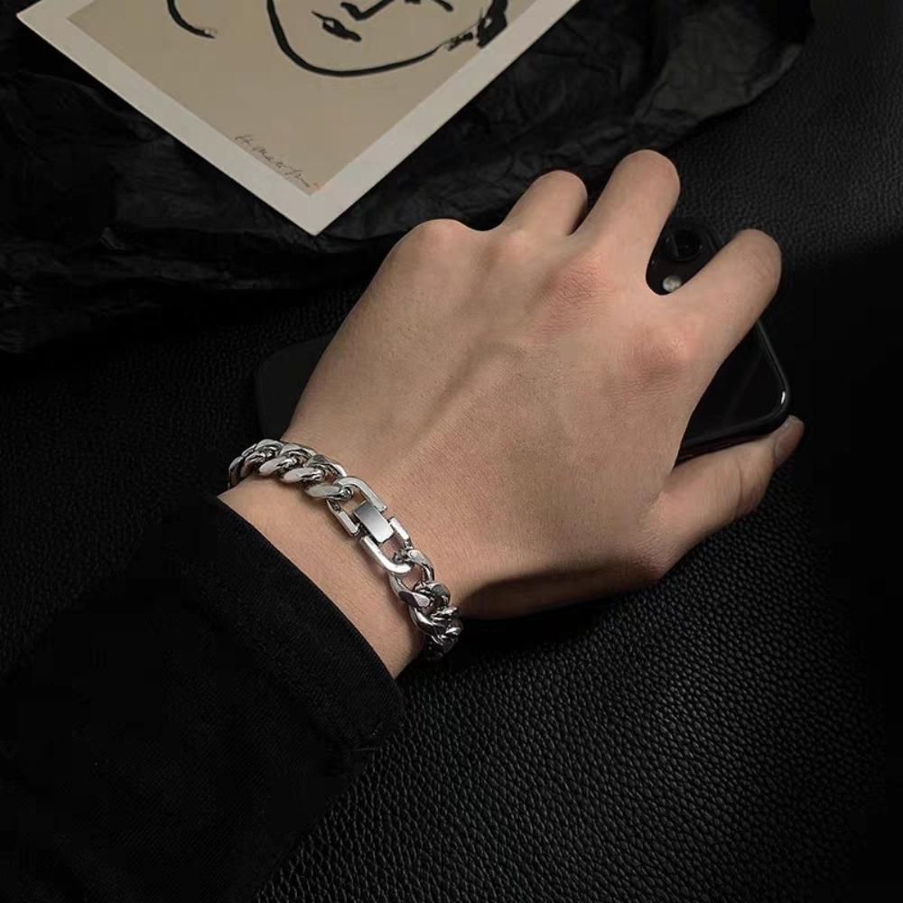 

Трендовый мужской титановый браслет в стиле викингов, минималистичный крутой стиль, уникальный модный аксессуар 21cm titanium steel