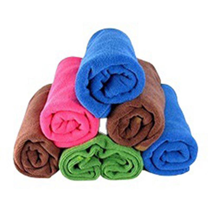Polyester-Nylon Microfiber Car Cleaning Cloth 40x60cm, 420g Soft, Absorbent Towel