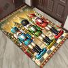 Christmas Nutcracker Soldier Rug for Festive Home Decor HolidayThemed Living Room Carpets Anti Slip Carpet Can Be Machine Washed