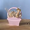 Decorative Flower Basket Silicone Casting Mold Sturdy For Plaster Resin Crafts Home Ornament Design