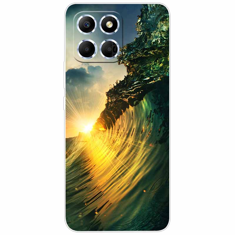 Soft Case For Honor X6 2022 Covers Para Silicon Print Marble TPU Clear Phone Coque for Huawei Honor X6 4G Transparent Bumper X 6