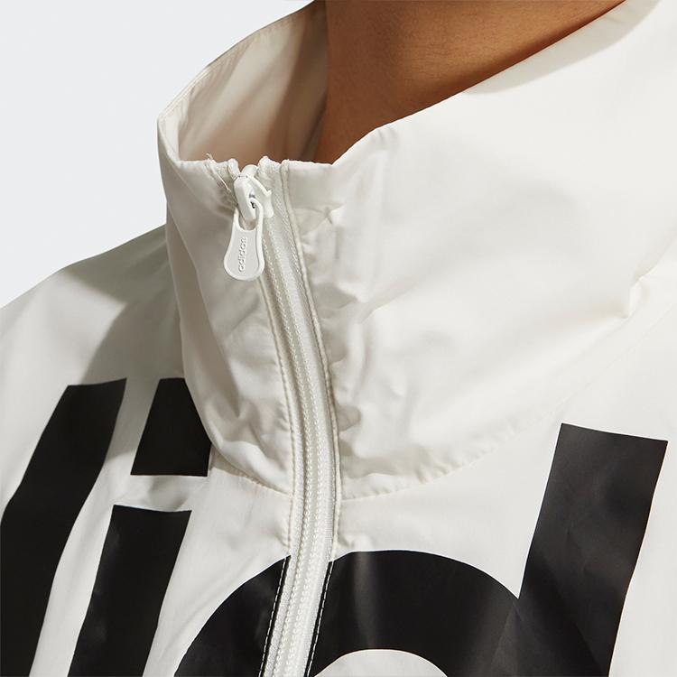 Adidas Sportovní bunda s logem Neo Contrast Dámské bundy Černá HE4535