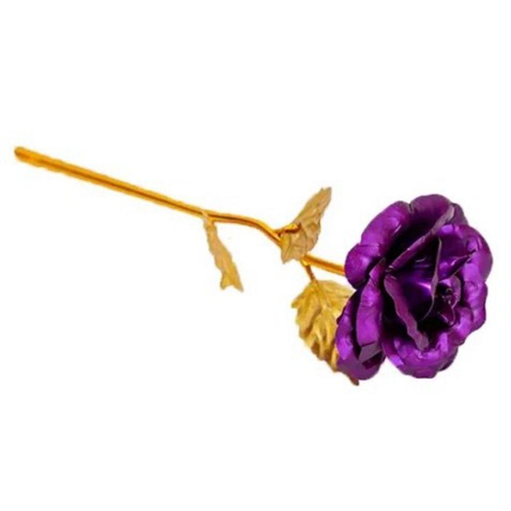 Sichere Goldfolien-Rosenblume Goldfolien-Rosenblume Künstliche Rosenblume Simulation Goldfolien-Rosenanhänger Heimdeko