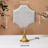 1Pc Crown Shaped Jewelry Holder with Metal Base Ideal for Vanity Countertop Boutique Showcase Jewelry Necklace Display Holder