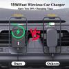 iPhone Wireless Charger Holder for Iphone Charger Car Wireless Charging Cradle with Suction Cup Holder Fast Macsafe Car Charger