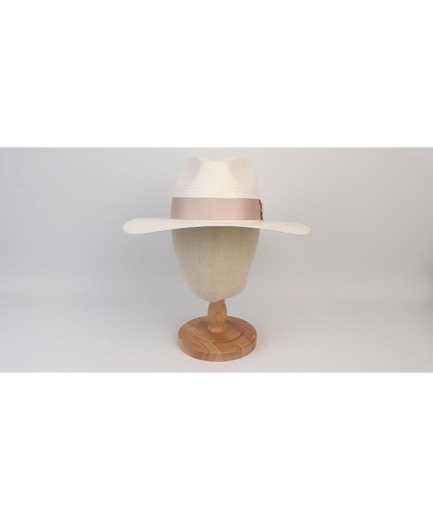 Yunibeosyeolkemiseuteuli Summer Ivory Line White Long Fedora