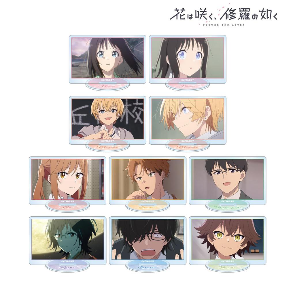 Hana wa Gotoku Shura Trading Scene Acrylic Stands Box of 10 Saku,