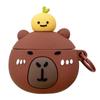 Süßes orangefarbenes Capybara für AirPods Pro 1 Schutzhülle Cartoon 1. Generation Dritte Generation Apple Bluetooth Headset Hülle