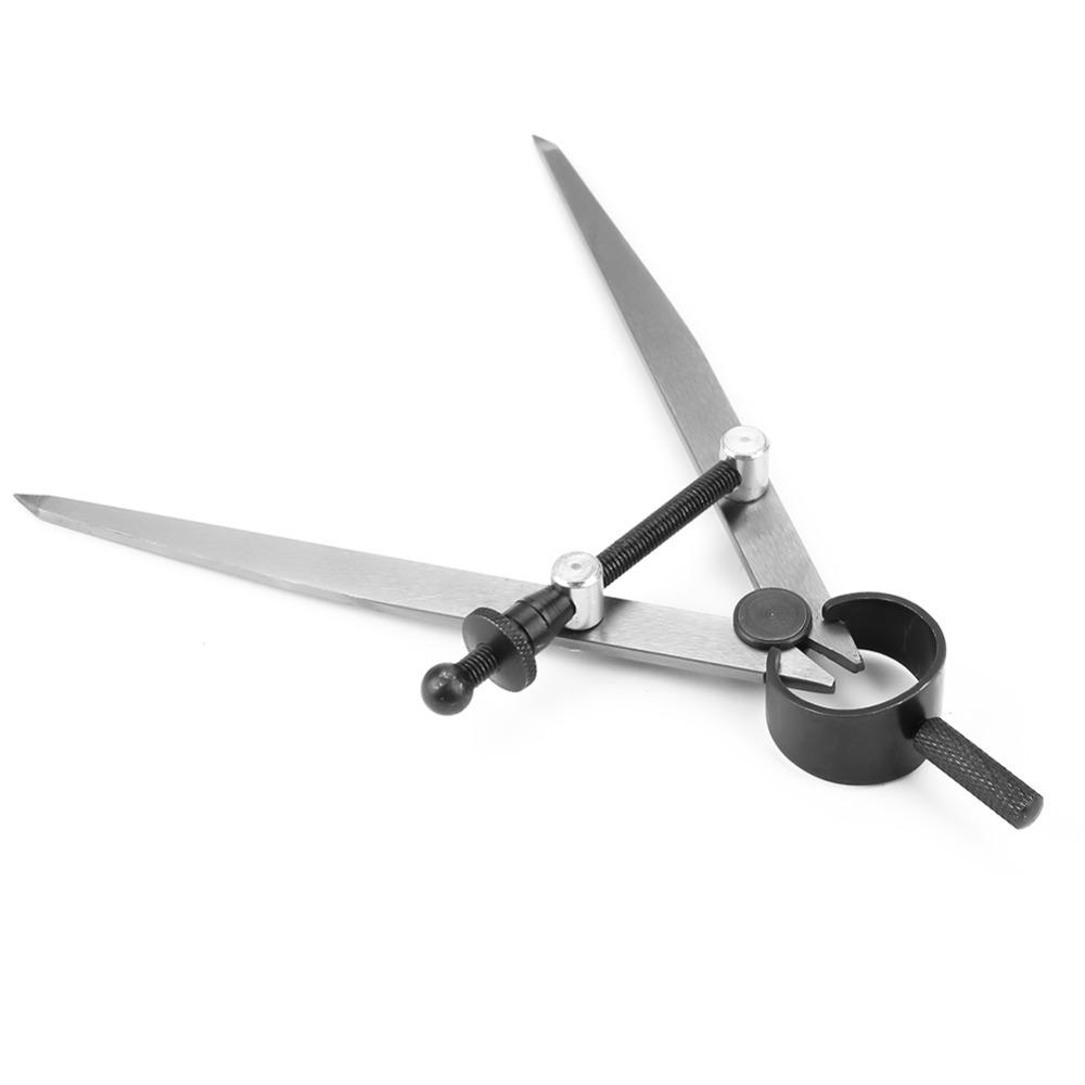 Leather Divider Leather Compass 100mm Rotating Compass Professional Spring Divider Woodworking