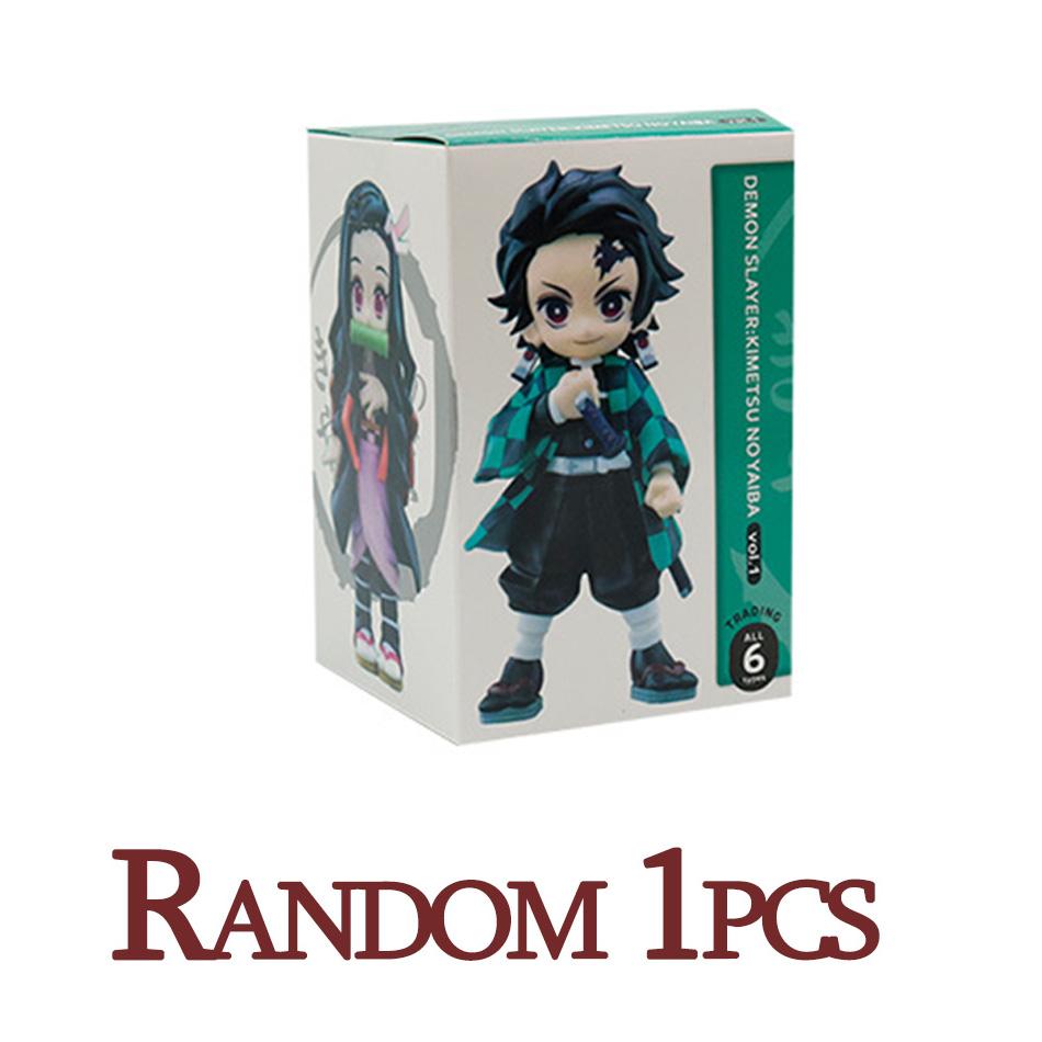 Hot MINISO Genuine Bushiroad Palverse D emon Slayer: Kimetsu No Yaiba Anime Model Blind Box Vol.1 Ornament Toy Present