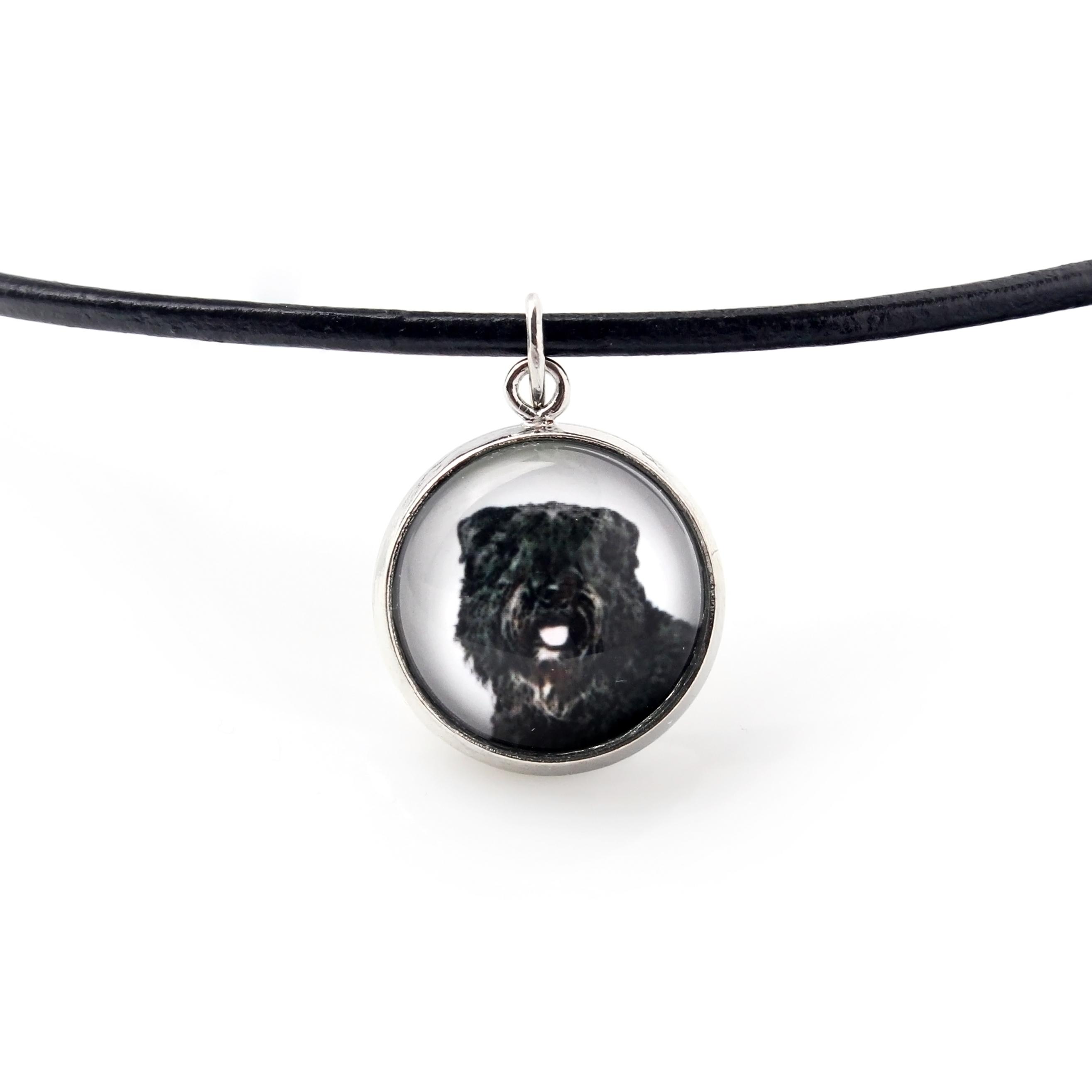 

Bouvier des Flandres, Flanders Cattle Dog - necklace pendant with your photo, handmade, handcrafted jewelry by Art-Dog brand
