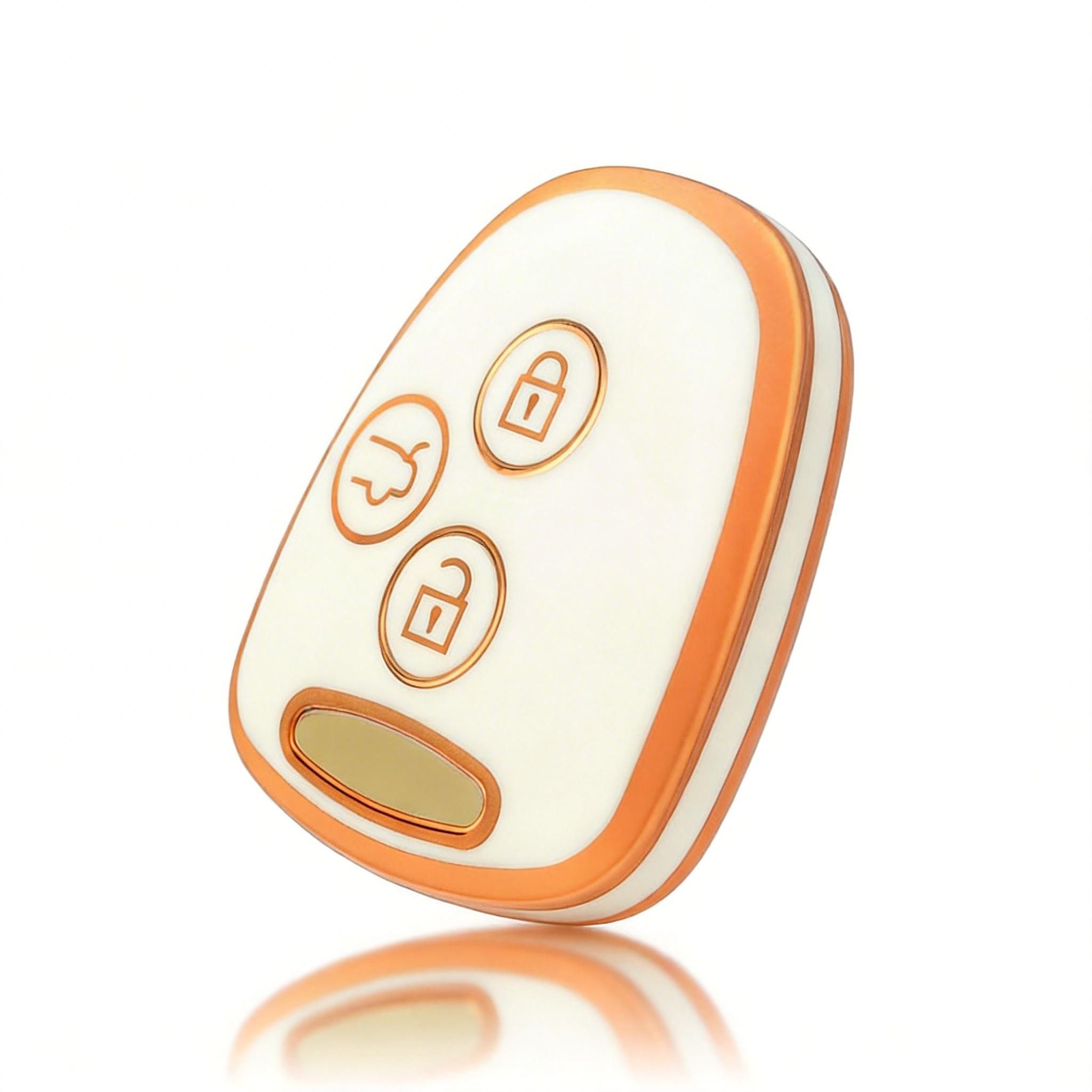 

For Perodua AXlA 2023 2024 G bezza1.0 Key Cove Keyless Case TPU Remote for Sarung Kunci AXlA Car Accessories біле золото кольору