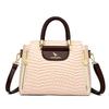 Bag Women's New Trendy Fashion Large Capacity Crocodile Pattern Embossed Portable Shoulder Messenger Women's Bag
