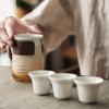 Ceramic Express Cup One Pot Three Cup Glass Portable Kung Fu Tea Set