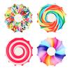 New Strange Decompression Toy, Candy-Colored Fingertip Gyro Double-Sided Uv Printing Rotary Plate Finger Gyro Production