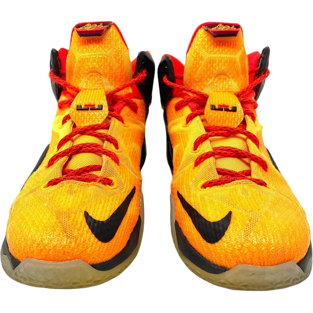Nike LeBron 12 GS Laser Orange Kids Sneakers Bright-Crimson 685181-830