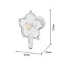 Creative Flowers Parrot Rotating Food Leakage Toy Rotating Cage Bird Relieve Boredom Feeder Foraging Gnawing Toys Accessories.