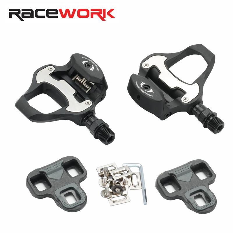 Road Bike Pedal Bicycle Self-locking Pedals Ultralight Nylon Sealed Bearings Lock Piece For SPD LOOK System