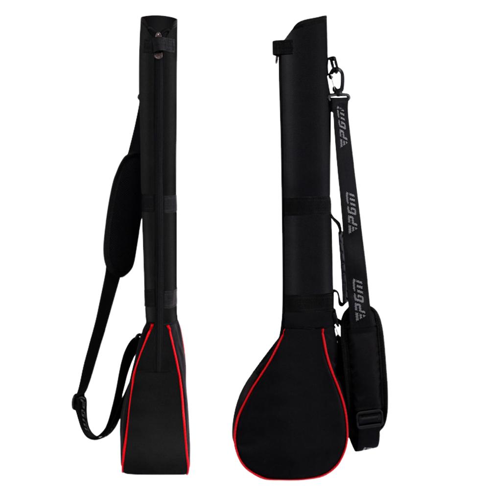 

Foldable Golf Stand Carry Bag Lightweight Can Hold 3 Clubs Soft Golf Club Bag Soft Rubber Handle Driving Range for Men and Women