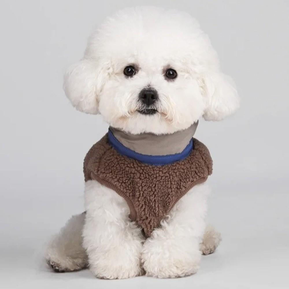 Windproof Dog Vest Warm Winter Dog Coat Cute Teddy Schnauzer Clothes  Dog Apparel