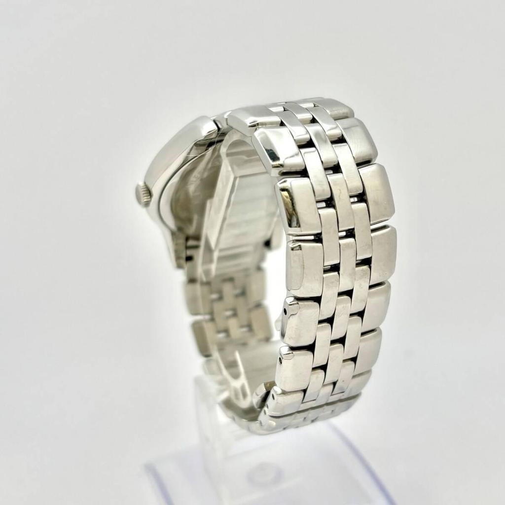 Used [Box Included/New Battery] EMPORIO ARMANI Men's Watch Small Seconds Roman Silver AR-1706 251408