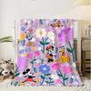 Mouse and Puppy Cartoon Bedspread On the Bed Home Blanket Custom Warm Winter Blankets Bedroom Decoration Sofa Throw Decorative