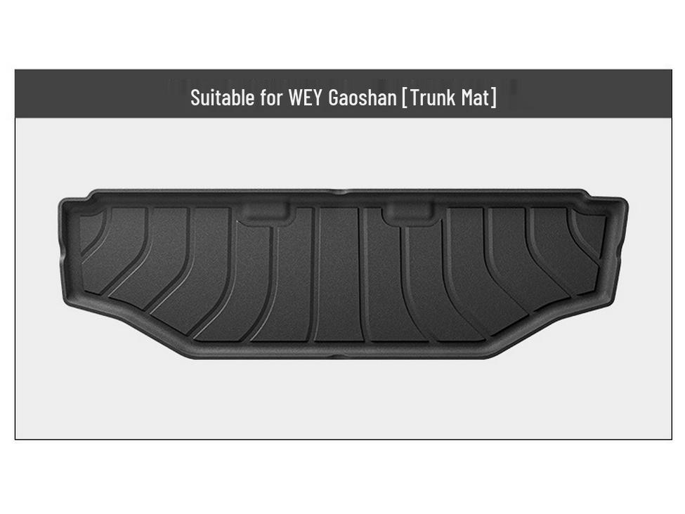 Fits 24 Wei Alpine car models: Custom TPE trunk mats & seat back cushions.