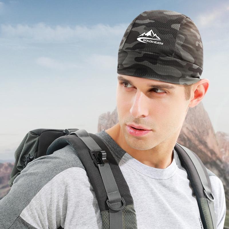 2 Pack Multi Purpose Cooling Headwear Elastic Helmet Liner Cap for Active Lifestyles & Sports Gear