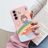 Cute Painted Case For Samsung Galaxy M14 M34 M54 5G Soft Cover Cartoon Cat Sunflower TPU Funda For Samsung M 14 GalaxyM54 Coque