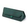 1PC Velvet Triangle Folding Glasses Women Case Elegant Sunglasses Case Purse Hard Men Elegant Reading Glasses Box