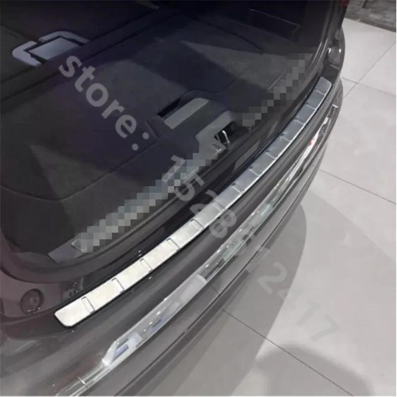 Car Accessories For Volvo XC90 2015 2016 2017 -2024 Stainless Steel rear bumper protector Rear Bumper Protector Sill Trunk Trim