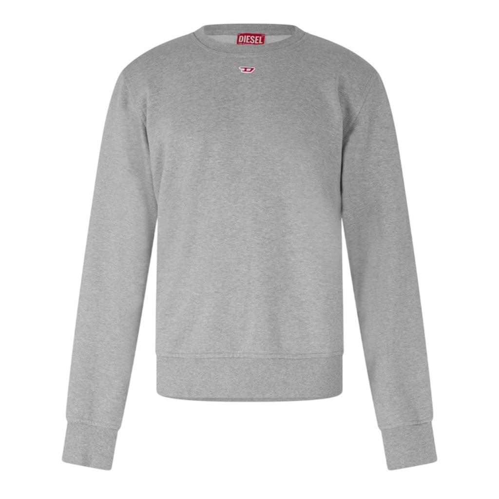 Diesel Mens S-Ginn-D Felpa Embroidered Logo Sweatshirt