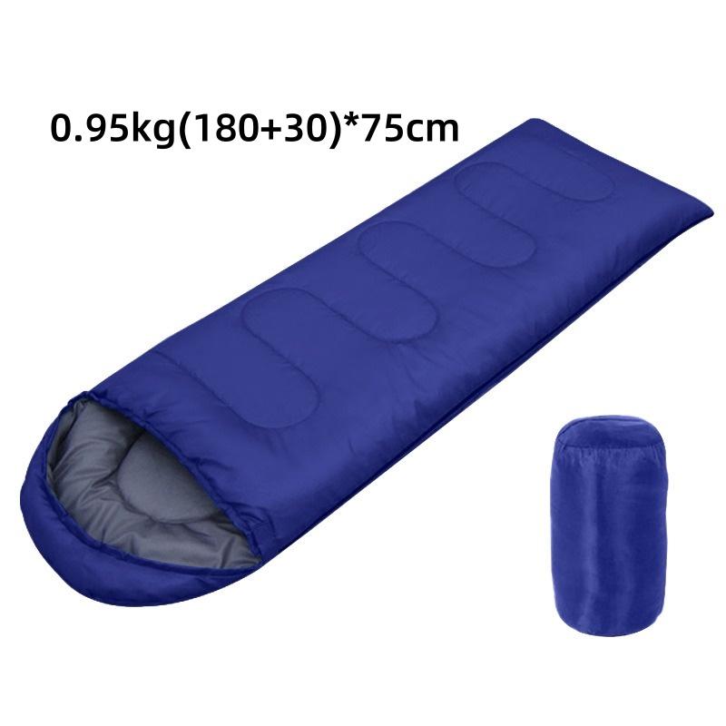 Camping Sleeping Bag Lightweight 4 Season Warm Envelope Backpack Outdoor Hollow Cotton Thickened Adult