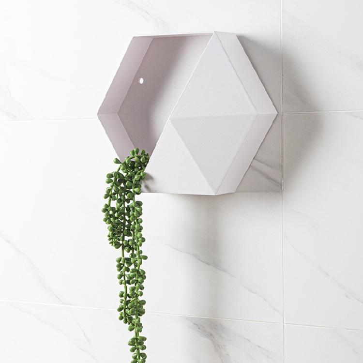 Hexagon Wall Shelves Honeycomb Geometric Holders Storage Box Wall Hanging Shelf