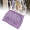 10yd 14cm Langer Fransen Latein Kleid Quasten Polyester Spitze Besatz Band Nähen Bühne DIY Vorhang Bekleidungszubehör Violett