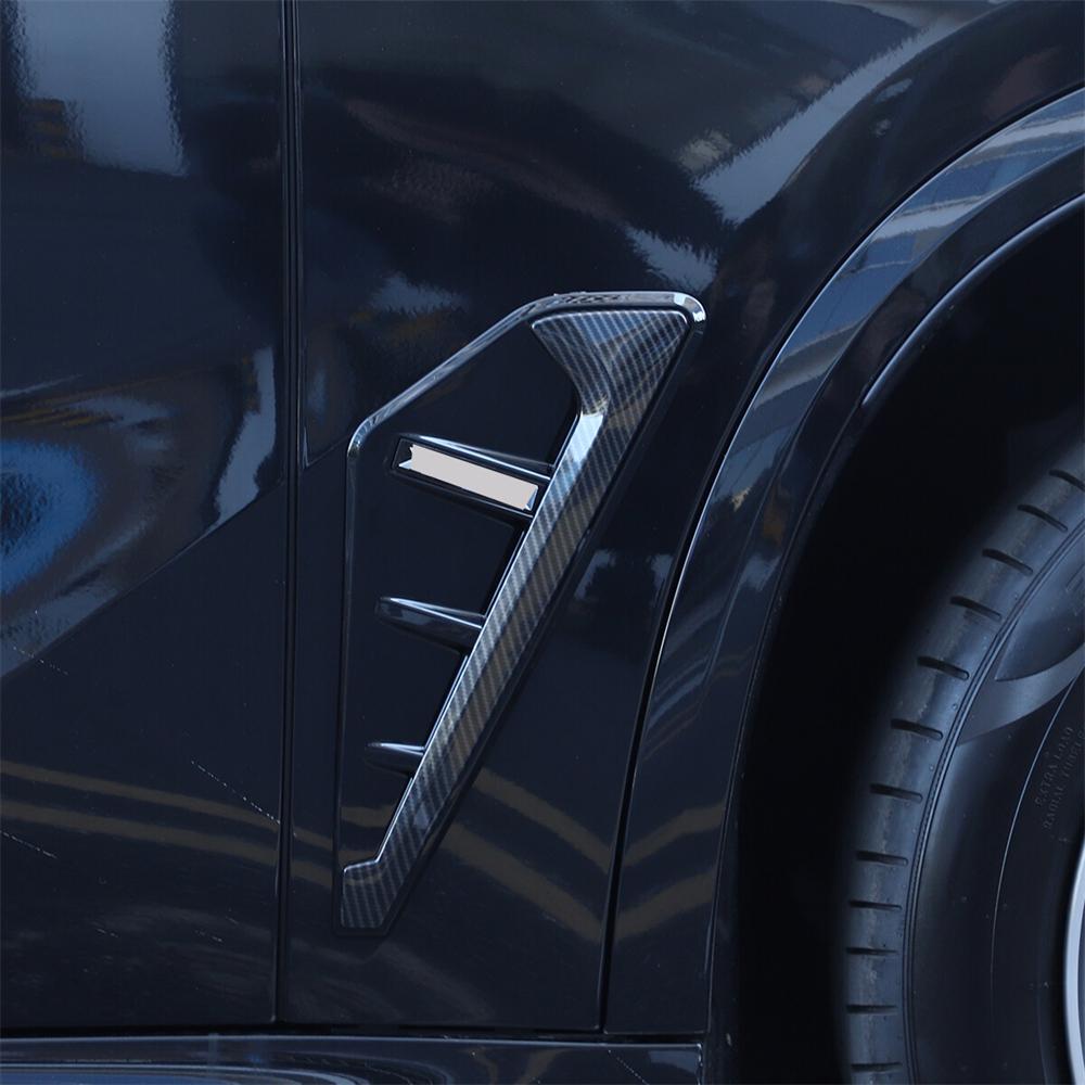 Krytky větracích otvorů blatníku s bočním křídlem v karbonovém vzhledu pro BMW X5 G05 X5M 2019-2022
