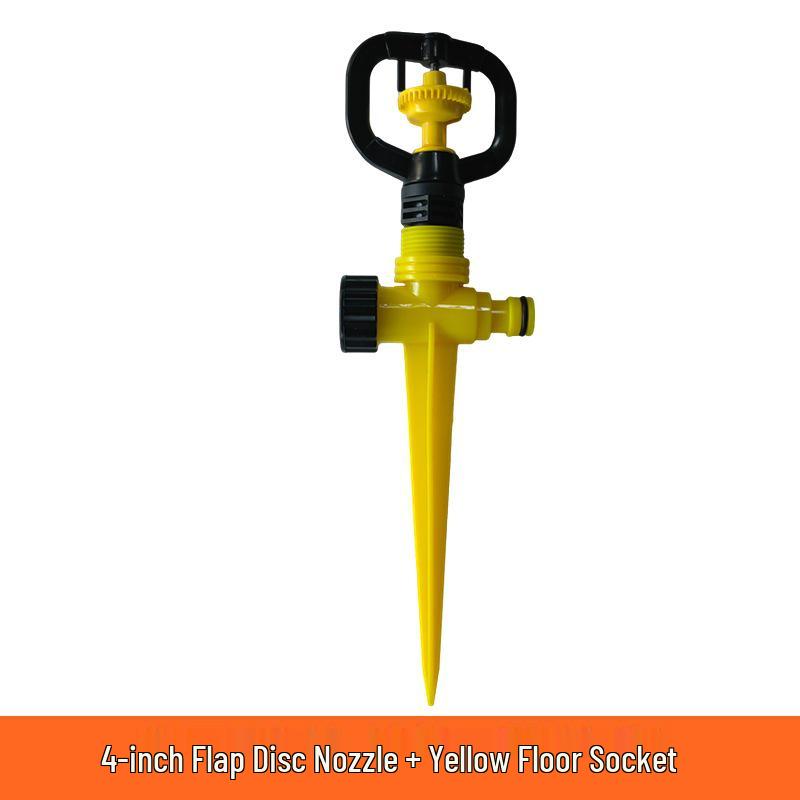 Ground-Inserted Louver Wheel Garden Sprinkler - Automatic Flower Watering Nozzle with Atomizing Micro-sprinkler Irrigation System.