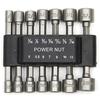 14 Pcs Set 5mm-13mm Hex Sockets Sleeve Nozzles Nut Driver  Set Bits Sets Tools Socket Wrenches