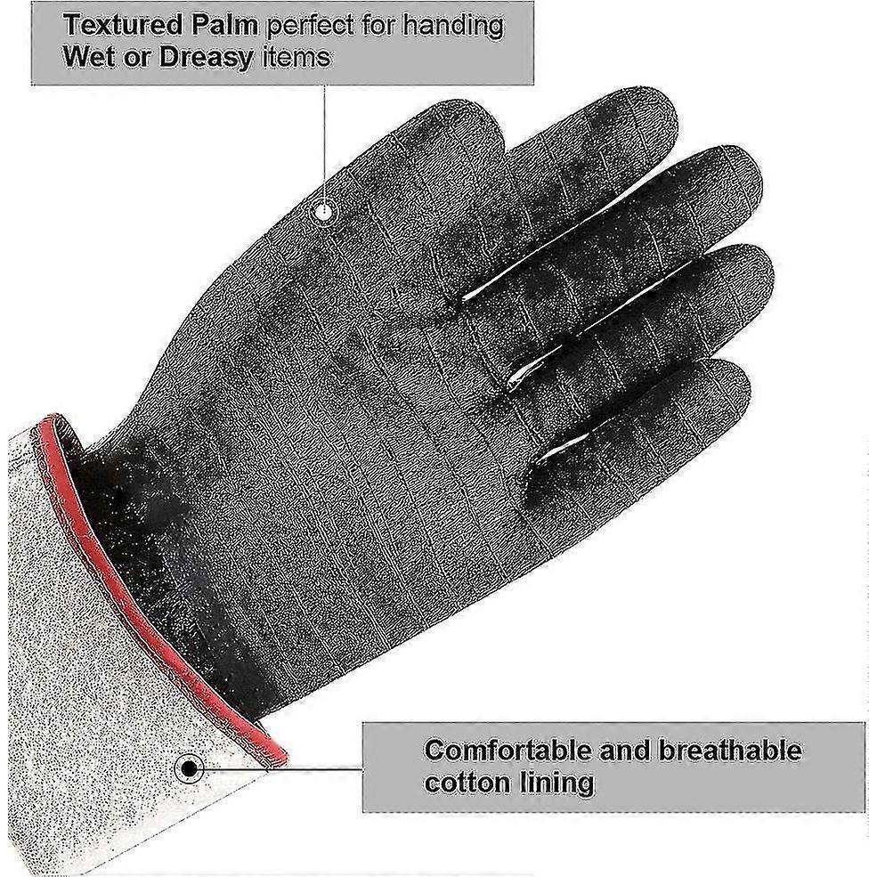 932f Extreme Heat Resistant Gloves For Grill Bbq, Waterproof Long Sleeve Pit Grill Gloves For Fryer, Baking, Oven,smoker,fireproof, Oil Resistant Neop