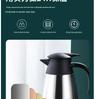 304 Stainless Steel Vacuum Insulated European Teapot Thermos Flask - Large Capacity Hot Water Kettle for Home or Hotel Use