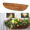 Trough Coco Liners for Planters Hanging Basket Coconut Fiber Liner Flower Basket Liner for Wall Planters Window