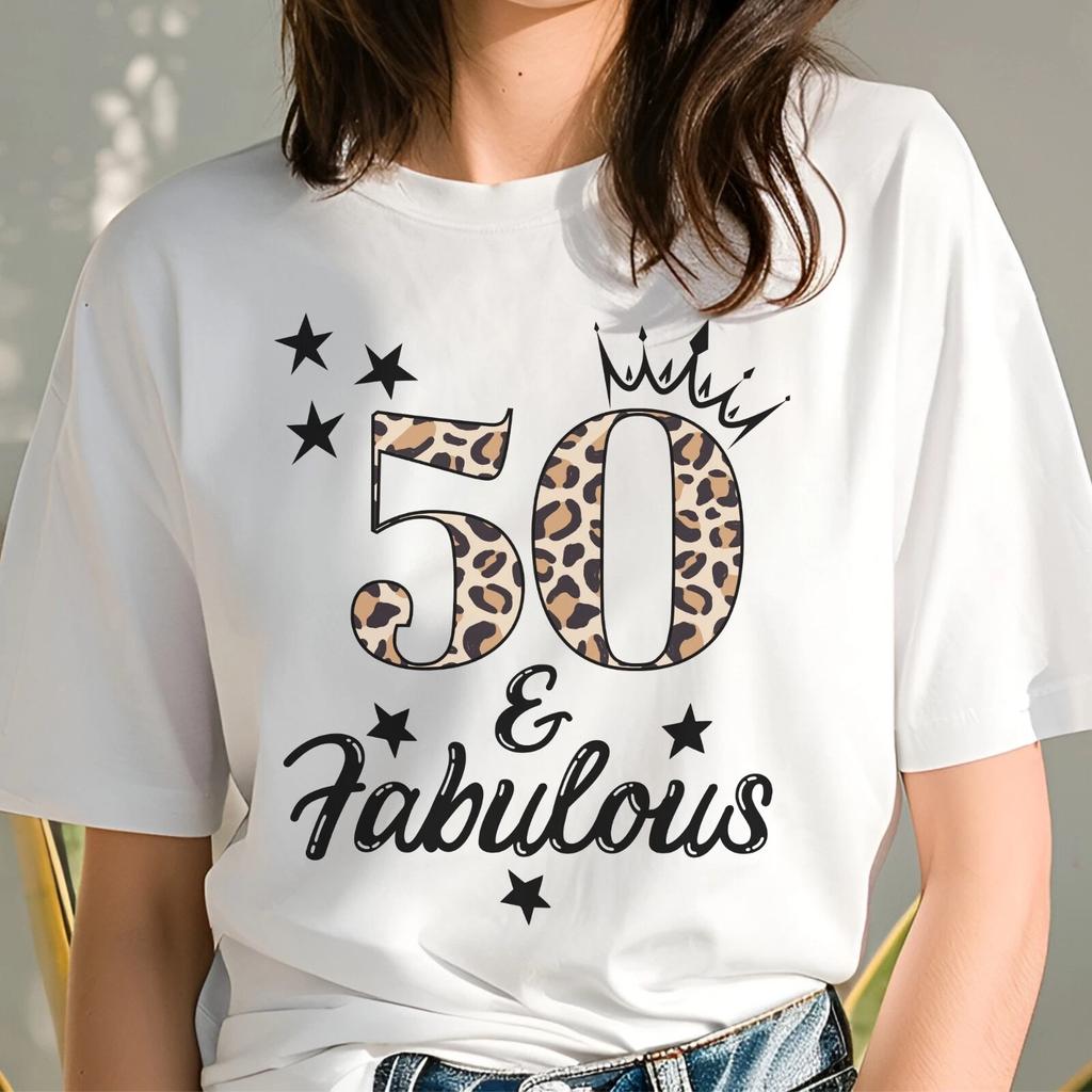 50 & Fabulous Shirt, 50th Birthday Gift, 50th Birthday Shirt