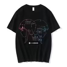 Anime Serial Experiments Lain T-Shirt Men Women Graphic T Shirts Unisex Iwakura Manga Girl Sci Fi Short Sleeve Casual Tee Tops 3