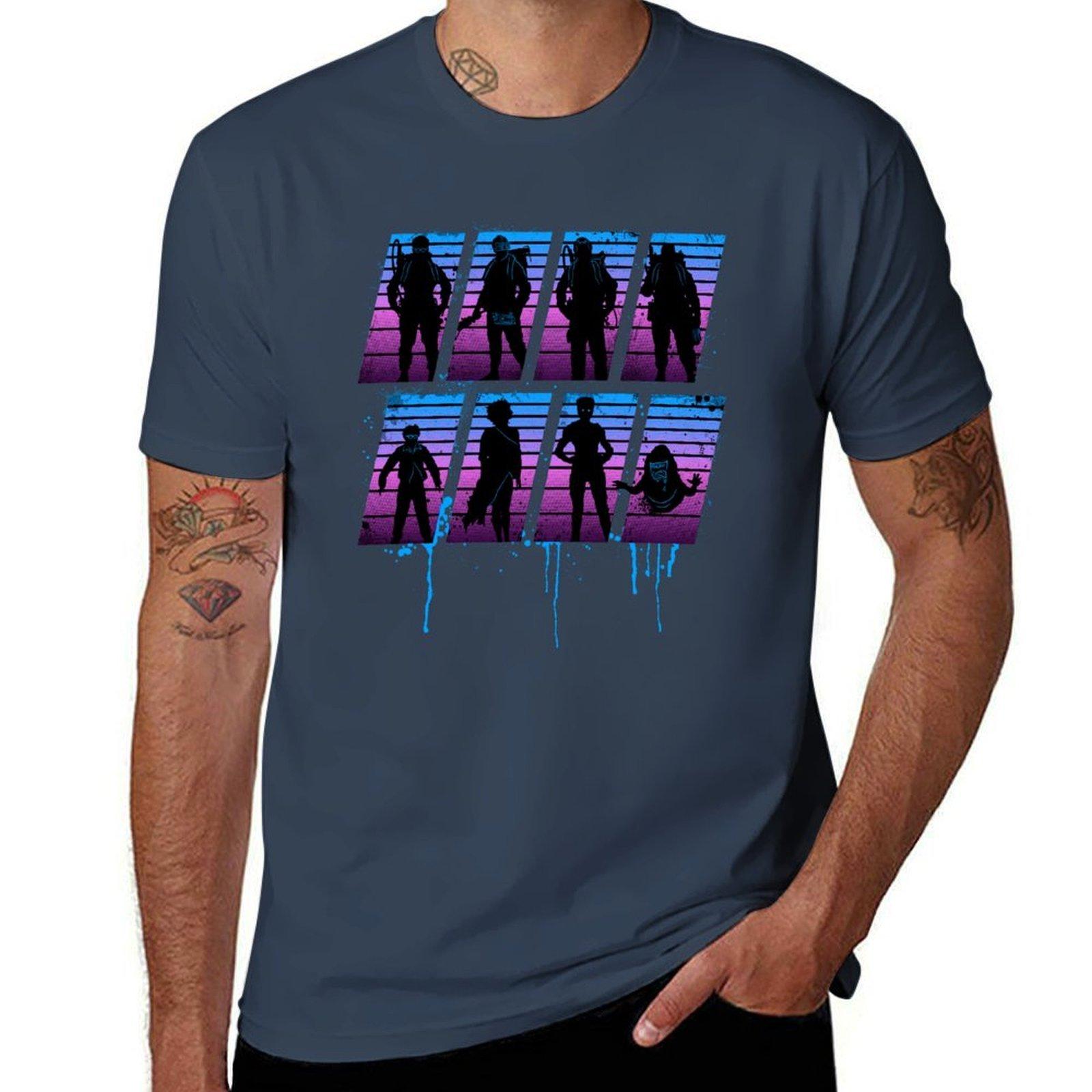 Retro Busters Tshirt Antiwrinkle Short Sleeve Tshirt S
