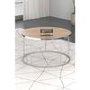 Coffee Table And Nesting Table Terra Silver White